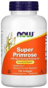 NOW NOW Super Primrose 1300 mg, 120 капс. 